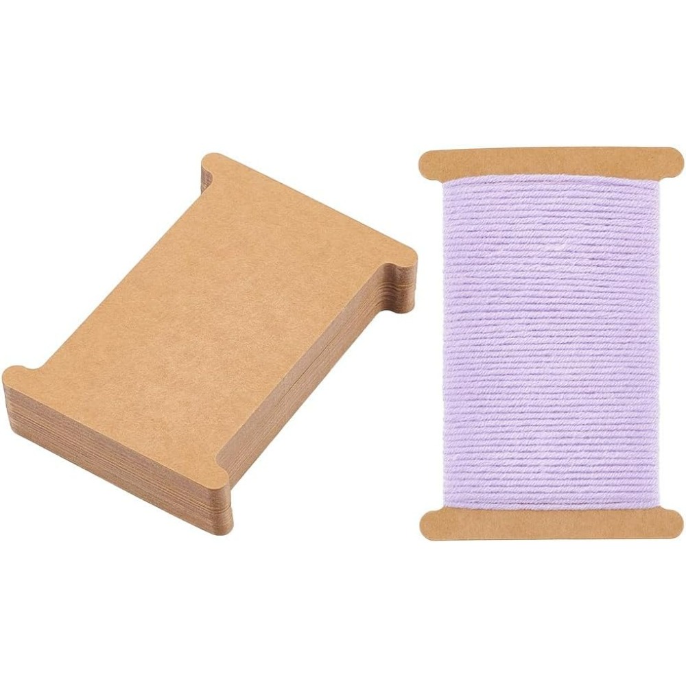 50 個リボン収納オーガナイザー段ボールリボンスプール刺繍フ - Organza Ribbon Spool のレビューと価格